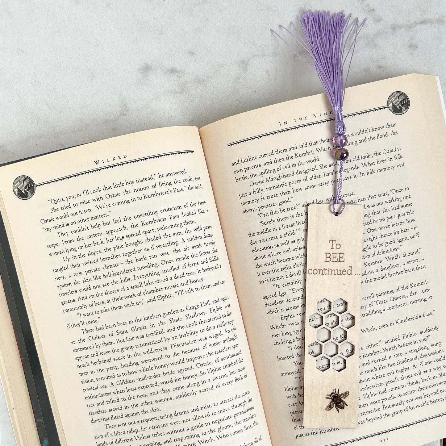 Wooden Bookmark