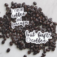 Stickers: Coffee themed